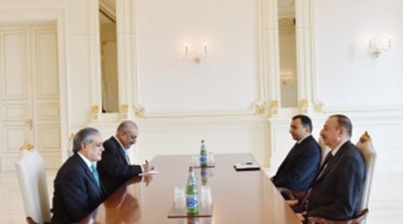İlham Əliyev pakistanlı naziri qəbul etdi