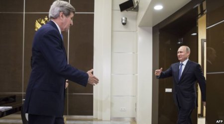 Kerry: Ukraynada atəşkəs saxlansa, Rusiyaya sanksiyalar bitə bilər