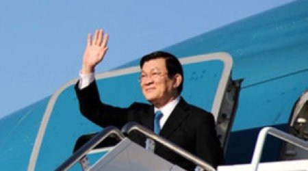 Vyetnam Prezidentinin rəsmi qarşılanma mərasimi oldu