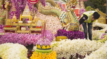 London looks blooming lovely as gardeners prepare ahead of the Chelsea Flower Show