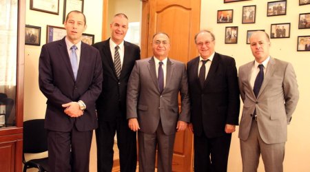 Asim Mollazade meets Israeli diplomats