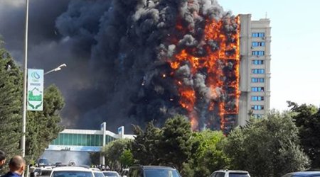 Bakıda yanan binada qeydiyyatda olan 49 ailəyə kompensasiya verildi