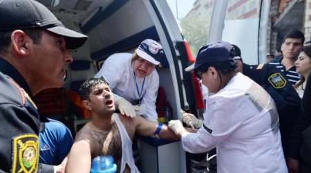 Мужество пожарных и полицейских во время пожара