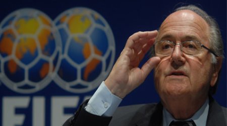 Protesters demand FIFA president step down