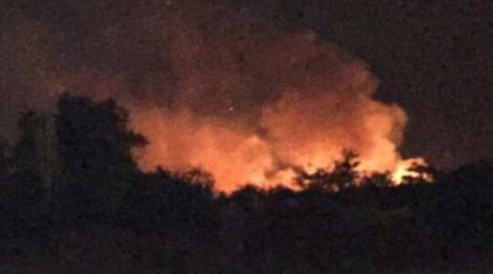 Пожар на бакинском заводе
