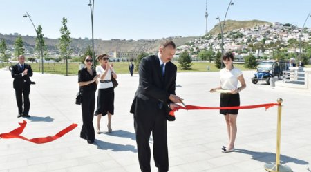 Prezident Bayıl bulvarının açılışında iştirak etdi