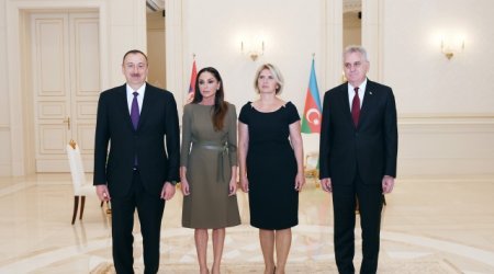 Mehriban Əliyevaya Serbiyanın yüksək dövlət mükafatı təqdim edildi - Fotolar