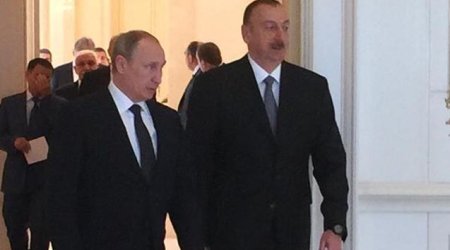 Putin Əliyevin Zaqulbadakı iqamətgahında - FOTO