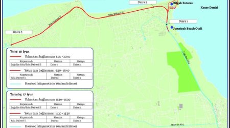 Velosiped yarışı zamanı bağlanacaq yollar - SİYAHI