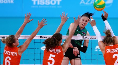 Azerbaijan and Serbia advance to women's Volleyball semis