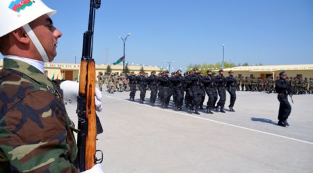 Defense minister opens new military unit near Karabakh