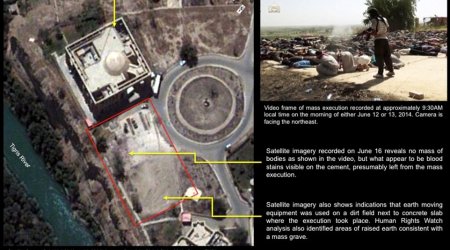 The ISIS massacre of 770 in Iraq that was so bloody it could be seen from space
