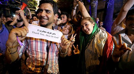 Iranians take to Tehran streets to hail nuclear deal