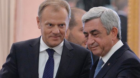 Peaceful resolution of Karabakh conflict priority for EU, Tusk says