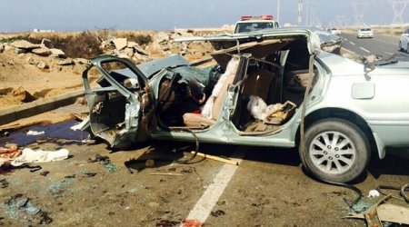 Family of four killed in horrific car crash after running over a CAMEL