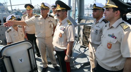 Hərbi Dəniz Qüvvələri döyüşə belə hazırlaşır - FOTOLAR