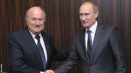 Sepp Blatter deserves Nobel Prize, says Vladimir Putin