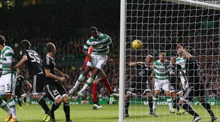 Late goal from Dedryck Boyata hands victory to Celtic vs Qarabag