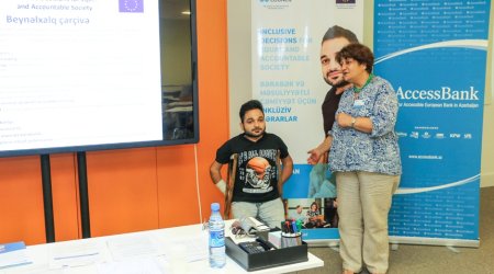 AccessBank inklüziv təhsillə bağlı layihəyə dəstək oldu - Fotolar