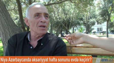 QƏFİL SUAL: Həftə sonunu necə keçirirsiz? - ANN.TV