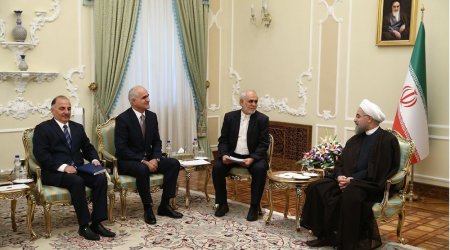 Rouhani says expansion of ties with Azerbaijan important for Iran