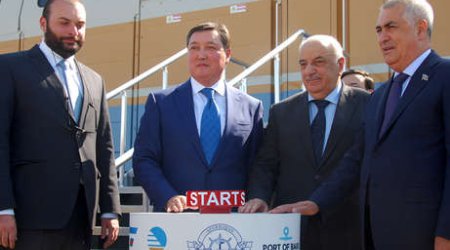 First train from China arrives in Baku via Caspian