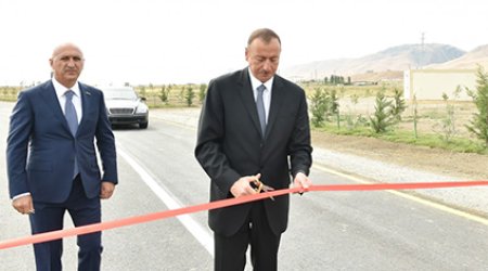 İlham Əliyev daha bir yolu açdı