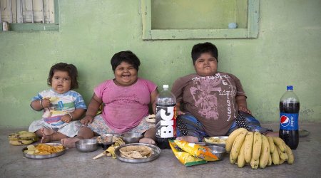 Moment morbidly obese sisters walk unaided for the first time