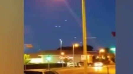 Американец заснял на видео танцующие НЛО