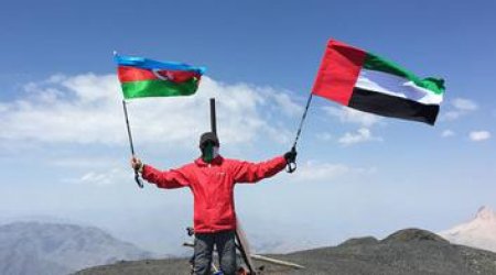 Arabian diplomat climbs to the highest peak of Azerbaijan