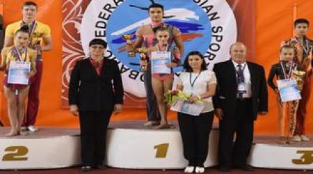 Azerbaijani acrobats grab gold and silver medals at Volkov Cup