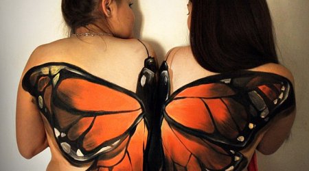 Artist's horrifying body paintings