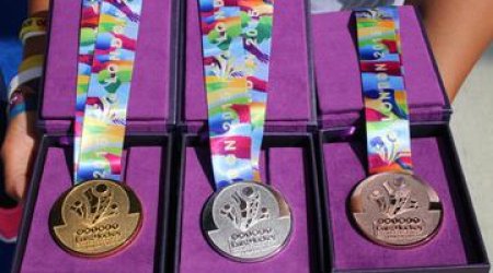 Medals of EuroHockey Championships 2015 made by Azersouvenir