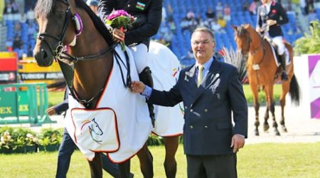 Azerbaijan’s sole showjumper wins in Aachen