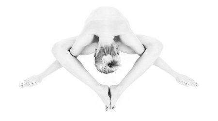 Striking images of women practicing yoga