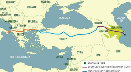 Azerbaijan is only route for Iranian gas supplies to Europe