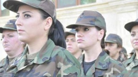 Azərbaycan qızları da orduya yazılırlar
