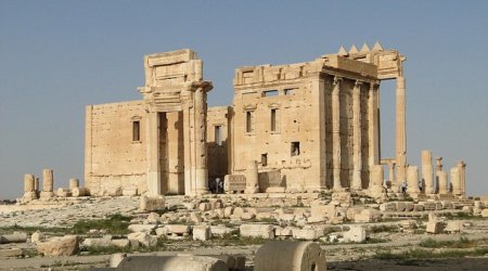 ISIS show off their destruction of 2,000-year-old temple at Palmyra