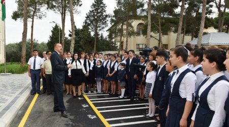Prezident: Bakıda təmirsiz məktəb qalmayacaq