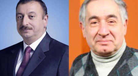 Xalq artisti İlham Əliyevə məktub yazdı