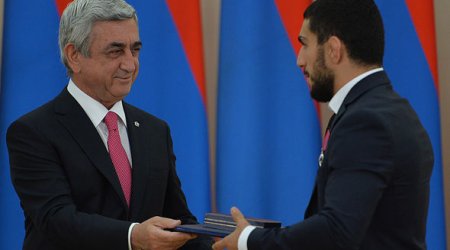 Саргсян наградил призера Евроигр