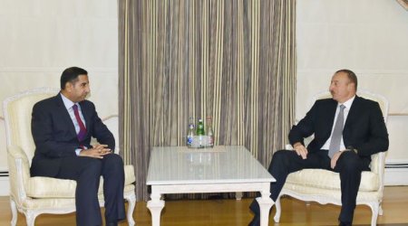 İlham Əliyev İraq səfiri ilə vidalaşdı