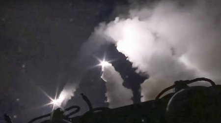 Russian bombardment of ISIS continues with HUGE missile attack from sea