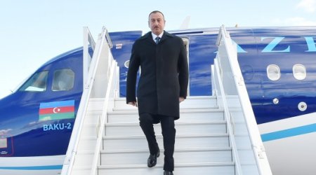 Azərbaycan Prezidenti Qazaxıstana işgüzar səfərə gedib