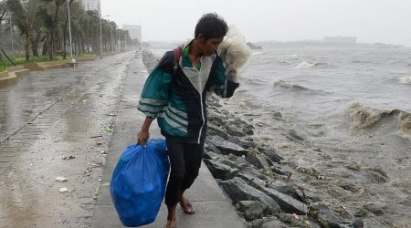 Typhoon ploughs into Philippines killing two people and leaving 23,000 more without homes