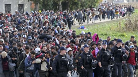 March of the migrants now 'out of control' as Croatia