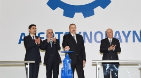 İlham Əliyev zavod açdı