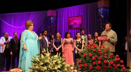 Afaq Bəşirqızının 60 illik yubileyi qeyd olundu - Fotolar