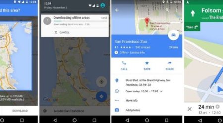 Google Maps gets offline search and directions