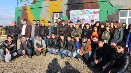 Azərbaycan jurnalistləri poliqonda - FOTOLAR